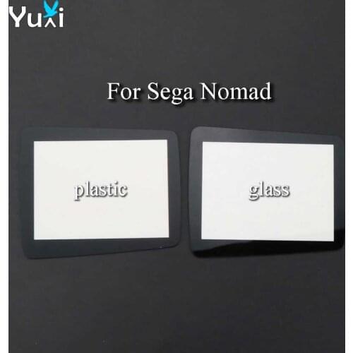 YuXi Plastic & Glass Screen Protector Cover Lens Replacement Part for Sega Nomad handheld game player console