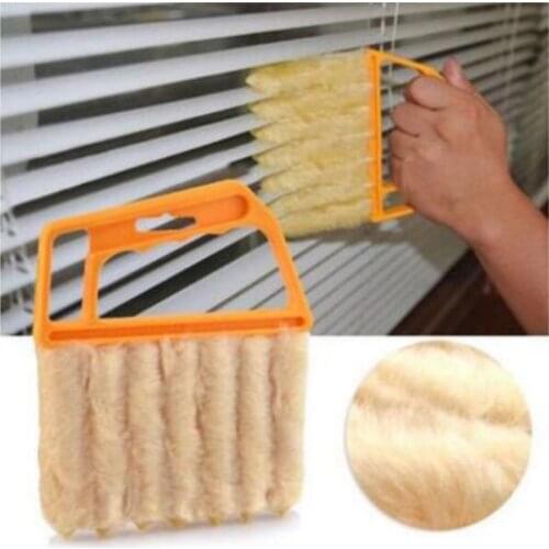 Useful Microfiber Window cleaning brush air Conditioner Duster cleaner with washable venetian blind blade cleaning cloth