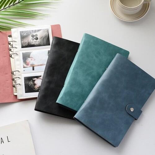 150 Pockets PU Leather Portable Photo Album PP Pockets Album for Mini Instax & Name Card 7s 8 25 50s Album de Photos