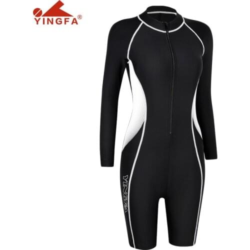 Long sleeve Swimsuit Rashguard Women Surfing Swimwear Surfing Diving Print swimming diving suit for women Bodysuit Rash Guard
