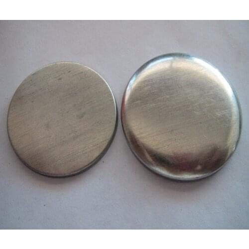 DIY 80L A Aluminum bottom 50MM DIY flat button fabric coverd button combined coverd button 500set