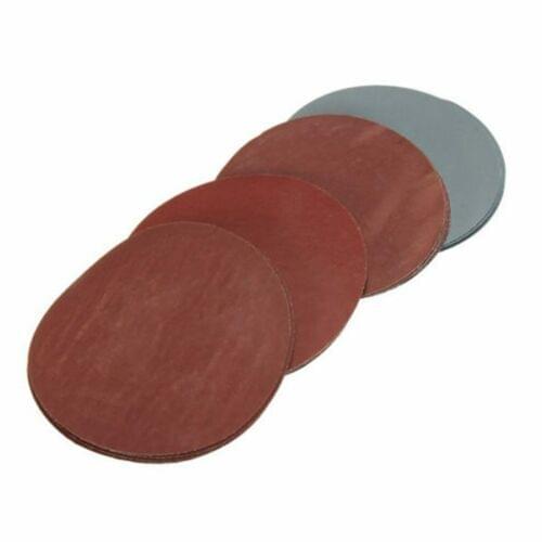 30ps 125mm /5'' Inches Grit 1000 /1500 /2000 /3000/ 5000/ 7000 Sanding Discs Hook Loop Sandpaper Round Sandpaper Disk Sand Sheet