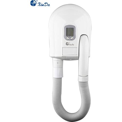 The XINDA GDC-150 15A Home & Hotel Professional Dryer for Hair and Body Wall Mounted ABS White