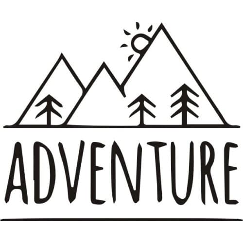 PLAY COOL Funny ADVENTURE MOUNTAINS Car Sticker Automobiles Motorcycles Exterior Accessories Vinyl Decals,18cm*15cm