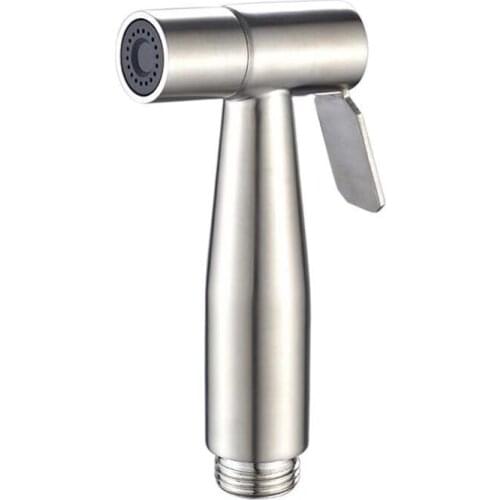 1PCS Stainless Steel Hand-held Booster Spray Gun Small Shower Water Saving Shower Head Bathroom Facilities Hardware Accessories