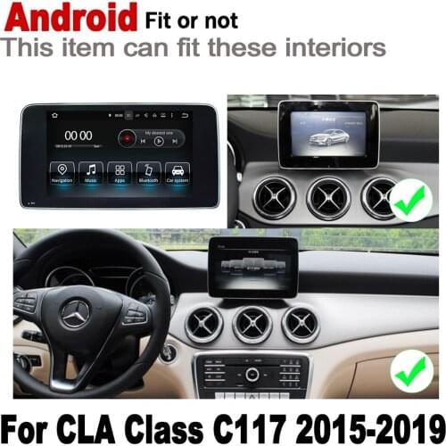 10.25" HD Screen Stereo Android Car GPS Navi Map For Mercedes Benz CLA Class C117 2015 2016 2017 2018 2019 NTG Multimedia Player