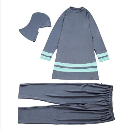 6XL Full Woman Swimsuits Muslim Clothes Islamic Swimwear Burkinis Mayo Hijab Plus Size Burkini Talla Grande Swimming Turkey 2021