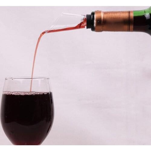 Wine Aerator Acrylic Silicone Pour Spout Decanter wzpi