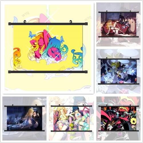 WTQ Anime Posters Panty and Stocking with Garterbelt Anime Manga Decor Canvas Painting Wall Art Picture Room Decor Home Decor
