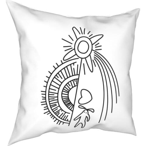 Howl Fluch Kissen Cases Moving Castle Ghibli Studio Anime Film Kissen Abdeckung Decor Kissenbezug für Wohnzimmer 40*40cm