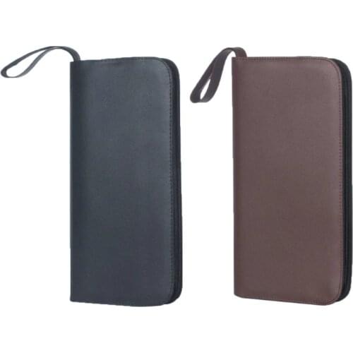 Large Capacity Fountain Pencil Case 36 Slots Pens Bag Writing Holder Supplies 24BB