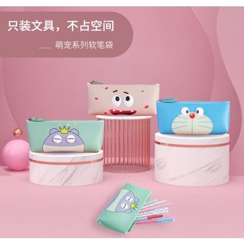Childrens pencil bag pupil pencil bag boys cute large capacity multifunctional pencil case kindergarten girls cartoon