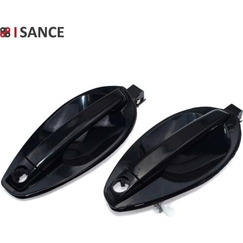 ISANCE Outer Outside Exterior Door Handle Catch LH RH Left Right For Hyundai Tiburon 2003-2008 2.0L 2.7L 826502C000 826602C000