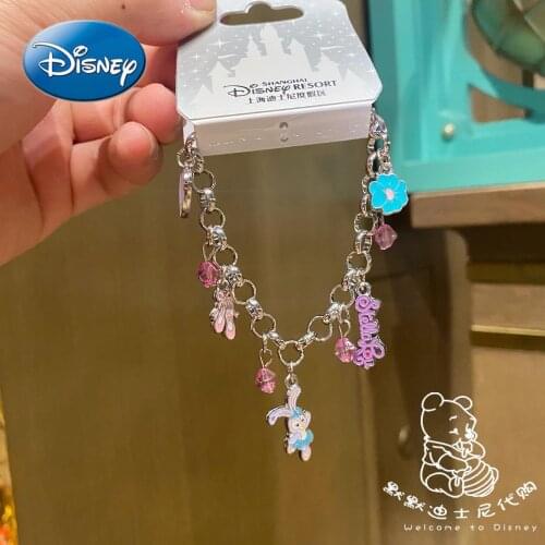 Disney Duffy Bear Stellalou Donald Duck Cartoon Cute Little Pendant Bracelet Gift Souvenir