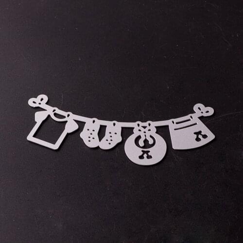 Metal Small clothes hanger paper die cutting dies for Scrapbooking/DIY Easter wedding Halloween Easter card