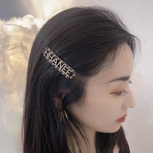 Fashion Hair Clip Hair Pins for Women Sweet Hairpin Jewelry Lady Letter Barrette Stick Heart Headwear Girls Children Accessories