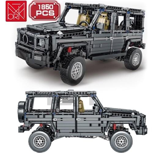 Technical Famous Off-road Car Building Blocks Creative Expert Super Racing Vehicle Model Kit Bricks Toys for Children Adlut 18