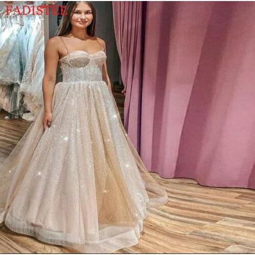 New Style Prom Dress Sexy Spaghetti Straps Woman Formal Evening Party Gowns вечерние платья Robes De Soirée