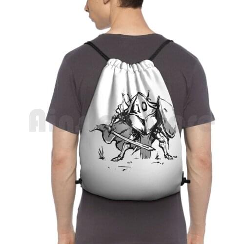 Fighter Backpack Drawstring Bags Gym Bag Waterproof Dnd Dice Games Game Gamer Dragon Dundgeons And Nerd Geek Letson Funny