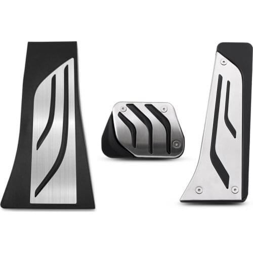Accelerator Gas Brake Footrest Cover LHD Stainless Steel Car Pedal For BMW X5 X6 F15 F16 E70 E71 E72 2008 - 2018