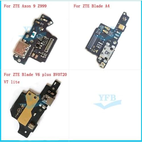USB Charger Board For ZTE Axon 9 Z999 Blade V6 plus BV0720 V7 lite A4 USB Charging Port Dock Plug Connector Flex Ribbon Cable