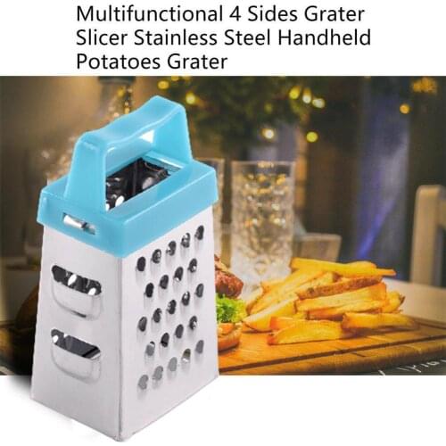 1pc Multifunctional Grater Vegetable Food Steel Four-sided F8X2 Plane Accessories Food Kitchen Cutting Plane J3F2