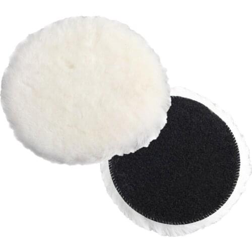 Car Waxing Soft Imitation Wool Polishing Disc Superfine Fiber Artificial Wool Polishing Machine Kit Maintenance Supplies