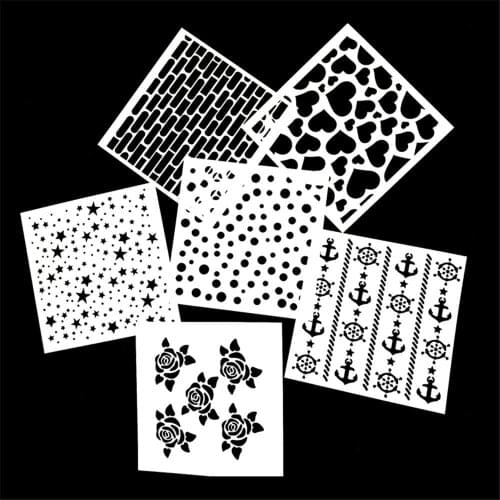 1PC 28 Styles Reusable Stencil Airbrush Painting Art DIY Home Decor Scrapbooking Album Craft Photo Card Paper Craft Template