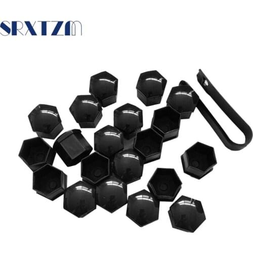 20Pcs Universal Anti-Rust 17 ABS Auto Trim Tyre Wheel Nut Screw Bolt Protection Covers Caps Car Styling