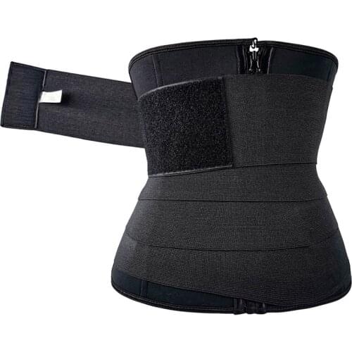 Waist Trainer Tummy Wrap Long Belt Slimming Bandage Women Body Shaper Belly Sheath Fitness Cincher Neoprene Fat Burning Shaper