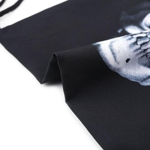 Unisex Waterproof String Drawstring Backpack 3D Print Gym School Shoe Bag N7MF