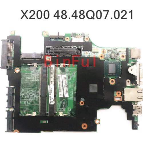 High quality For X200 X200S Laptop motherboard 44C9669 48.48Q07.021 07234-2 100% Tested OK