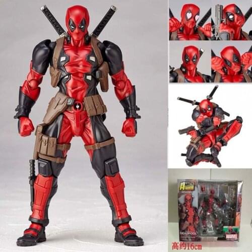 X-Men Deadpool PVC Action Figure Revoltech Yamaguchi Superhero Toy Doll Gift