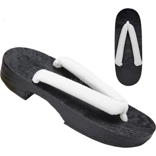 Japanese Geta Clogs Traditional Wodden Shoes Woman Kimono Anime Cosplay Costumes Sauna Spa Home Slippers Beach Outdoor Sandals
