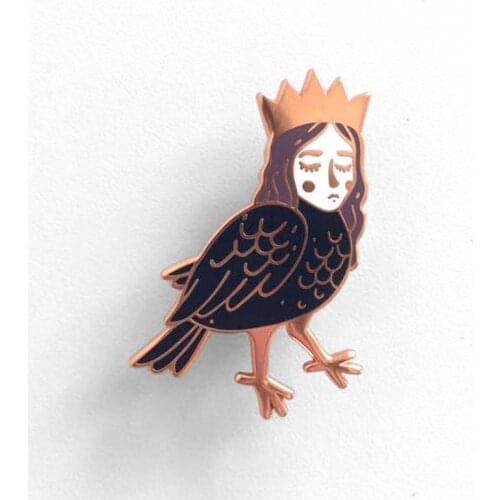 Beast and Tales hard enamel pin badge