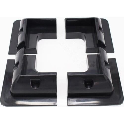 1set/lot ABS Black Solar Panel Mounting Bracket Kits For Caravan Motorhome RV