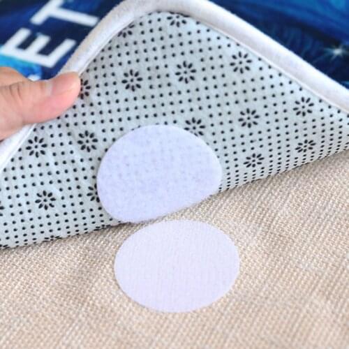1Set Anti Curling Carpet Tape Rug Gripper Velcro Secure The Carpet Sofa and Sheets In Place and Keep The Corners Flat