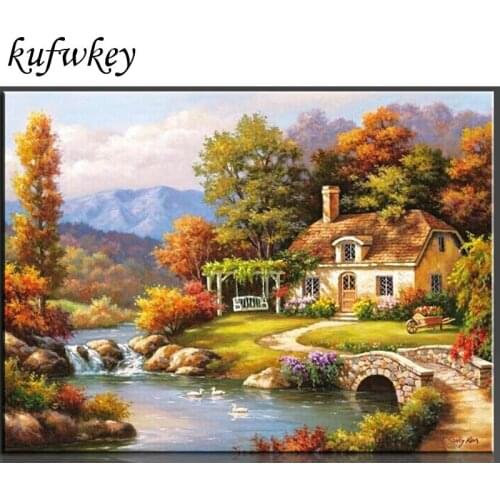 5D Diamond Embroidery Landscape natural DIY Diamond Painting Diamond Mosaic Crafts Gifts Diamond Pattern Paintings Rhinestones