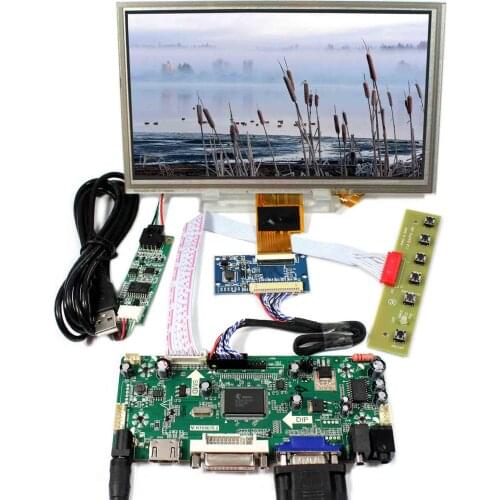 8inch 1024X600 Touch LCD Screen ,8" display ZJ080NA-08A+ HD MI DVI VGA LCD Controller Board