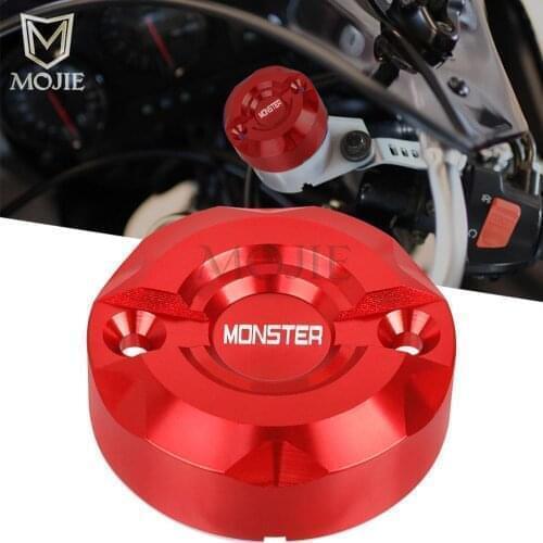 Motorcycle Accessories For Ducati MONSTER 1200 R 1200R 2016 2017 2018 2019 Front Brake Fluid Cap Master Cylinder Reservoir Cover