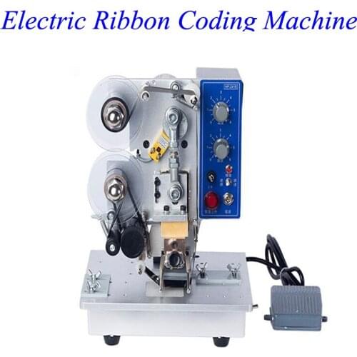 Ribbon Date Coding Machine Semi Automatic Hot Stamp Coding Printer Machine Ribbon Coding Date Character Hot Code Printer HP-241B