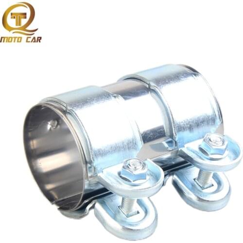50*95MM 2" Steel Moto Car Exhaust Clamp Bolts Muffler Pipe Downpipe 1K0253141A 18307560777 For Audi A1 A3 A4 Bora Golf Magotan