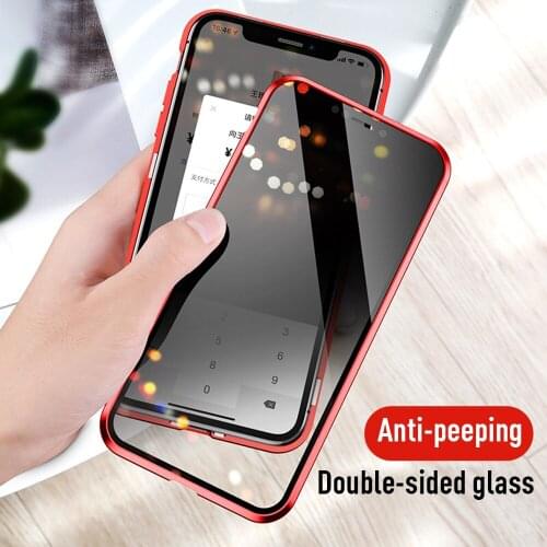 Magnetic Privacy Glass Case for Phone