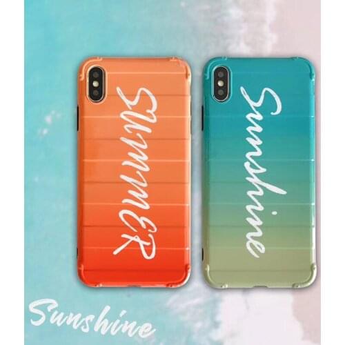 Cute Summer Soft Phone Case Fundas Coque For iPhone 7 7Plus 6 6S 8 8PLUS X XS Max Sunshine Phone Case
