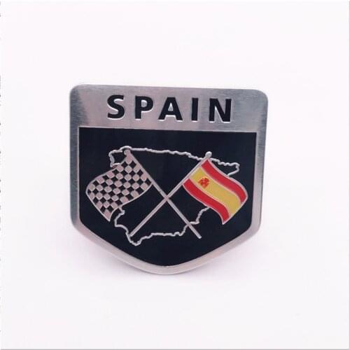 Spanish National Flag Spain Emblem Car Stickers