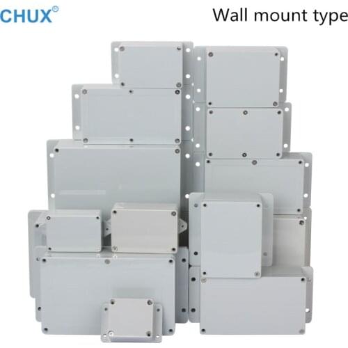 Wall Mounted Waterproof Junction Box ABS plastic Enclosure Case DIY Electrical Outdoor Connection Distribution box
