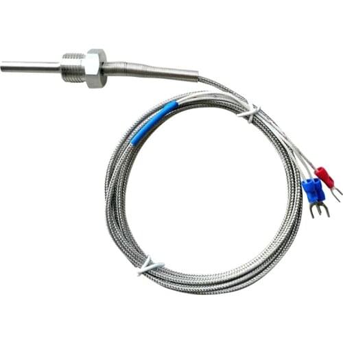 Platinum resistance PT100 platinum thermal resistance temperature sensor anti-corrosion waterproof type Thermistor Thermal Cable