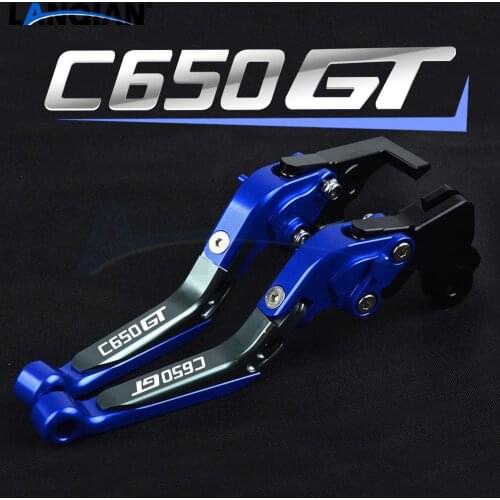 For BMW C650GT Motorcycle Adjustable Extendable Foldable Brake Clutch Levers C 650 GT 2011 2012 2013 2014 2015 2016 2017 Parts