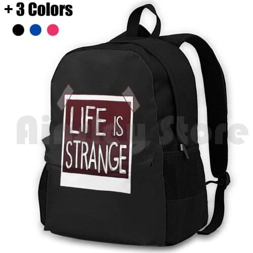 Life Is Strange-Square Logo Outdoor Hiking Backpack Riding Climbing Sports Bag Life Strange Life Is Strange Game Square Enix Max