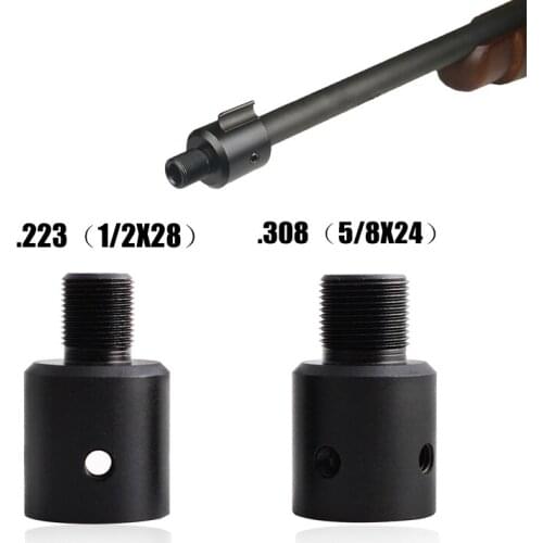 Tactical Ruger 1022 10/22 Barrel End Thread Protector Muzzle Brake Adapter 1/2x28 5/8x24 Combo .223 .308 Compensator